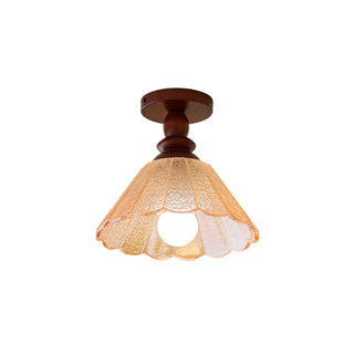 Hazel Scalloped Flush Mount