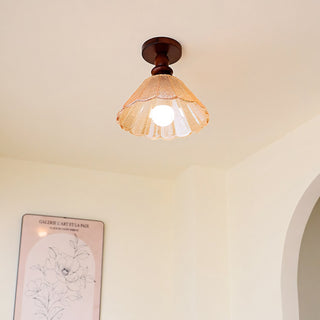 Hazel Scalloped Flush Mount