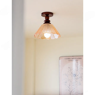 Hazel Scalloped Flush Mount