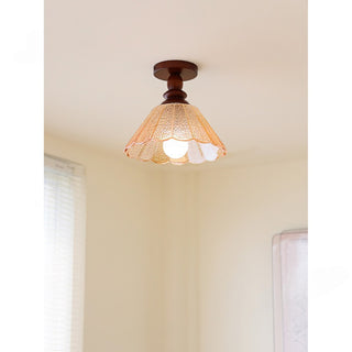 Hazel Scalloped Flush Mount