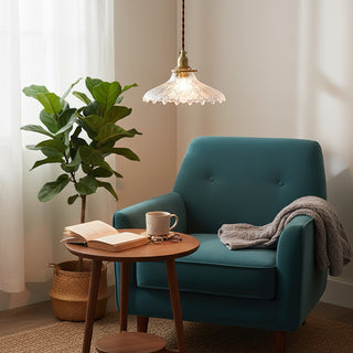 Homdia Glass Pendant Lamp