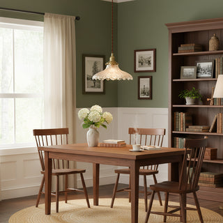 Homdia Glass Pendant Lamp