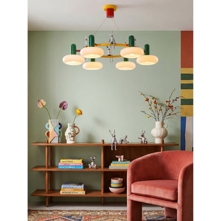 Hopper Postmodern Ring Chandelier