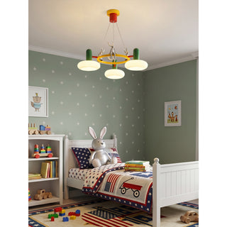 Hopper Postmodern Ring Chandelier