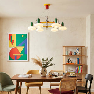 Hopper Postmodern Ring Chandelier