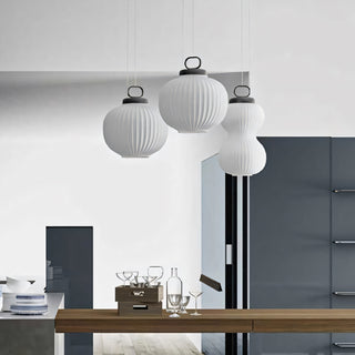 Horgle Fluted Glass Pendant Lamp