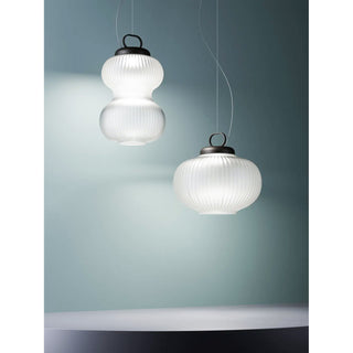 Horgle Fluted Glass Pendant Lamp