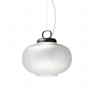 Horgle Fluted Glass Pendant Lamp