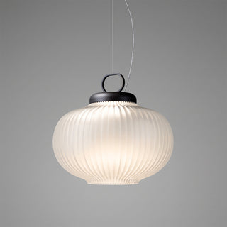 Horgle Fluted Glass Pendant Lamp