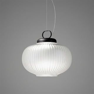Horgle Fluted Glass Pendant Lamp
