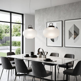 Horgle Fluted Glass Pendant Lamp