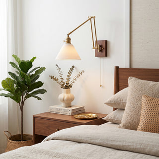 Ingrid Ceramic Swing Arm Sconce