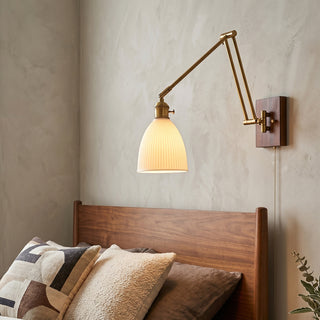 Ingrid Ceramic Swing Arm Sconce