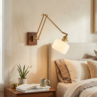 Ingrid Ceramic Swing Arm Sconce