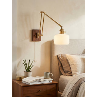 Ingrid Ceramic Swing Arm Sconce