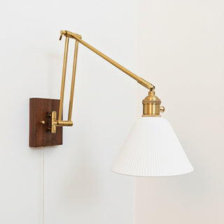 Ingrid Ceramic Swing Arm Sconce