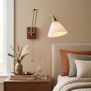 Ingrid Ceramic Swing Arm Sconce