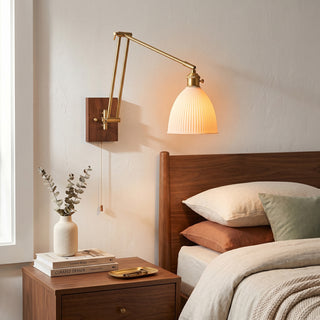 Ingrid Ceramic Swing Arm Sconce