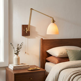 Ingrid Ceramic Swing Arm Sconce