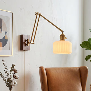Ingrid Ceramic Swing Arm Sconce