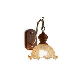 Iselore Crackle Blossom Sconce