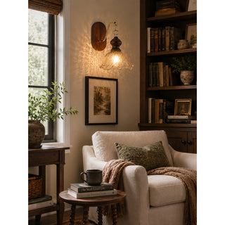 Iselore Crackle Blossom Sconce