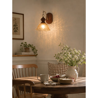 Iselore Crackle Blossom Sconce