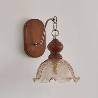 Iselore Crackle Blossom Sconce