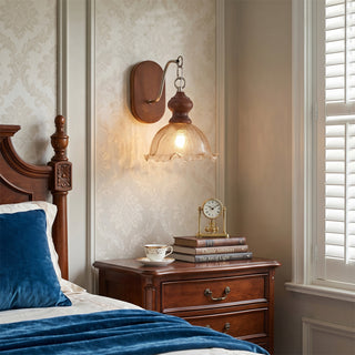 Iselore Crackle Blossom Sconce