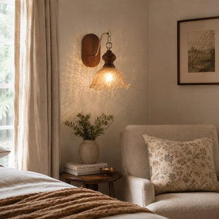 Iselore Crackle Blossom Sconce