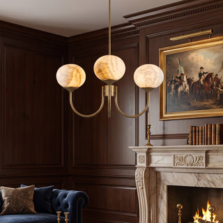 Isolda Alabaster Chandelier – detail 9