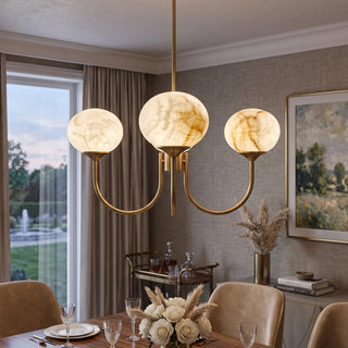 Isolda Alabaster Chandelier – detail 13