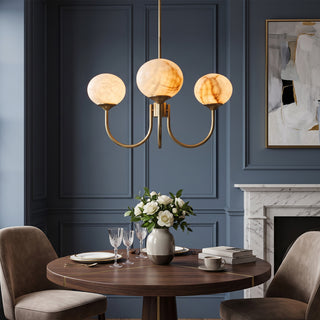 Isolda Alabaster Chandelier – detail 6