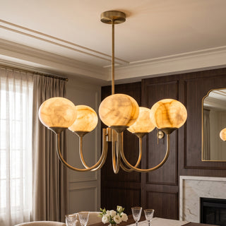 Isolda Alabaster Chandelier – detail 7