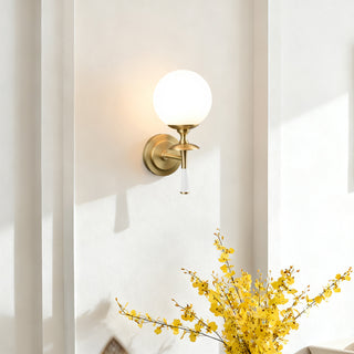 Julian Torch Globe Sconce