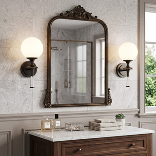 Julian Torch Globe Sconce