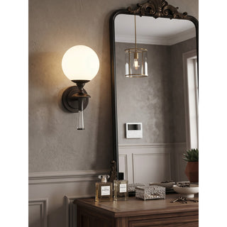 Julian Torch Globe Sconce