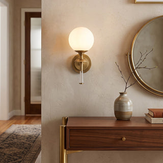 Julian Torch Globe Sconce
