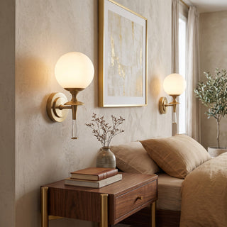 Julian Torch Globe Sconce