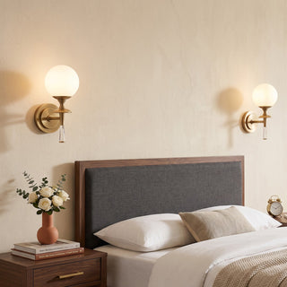 Julian Torch Globe Sconce