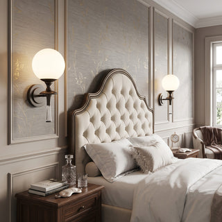 Julian Torch Globe Sconce