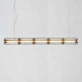 Kaelis Ripple Linear Glass Pendant Lamp – detail 12