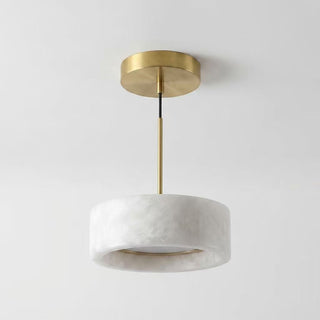 Kaelith Alabaster Drum Pendant Lamp – detail 12