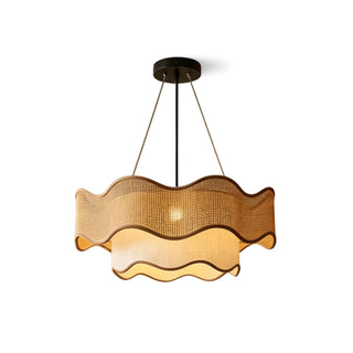 Kallia Rattan Chandelier