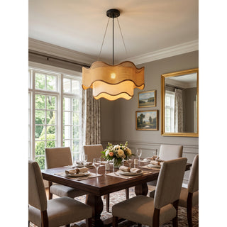 Kallia Rattan Chandelier