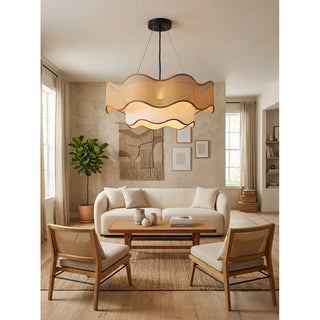 Kallia Rattan Chandelier