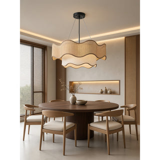 Kallia Rattan Chandelier