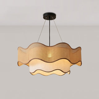 Kallia Rattan Chandelier