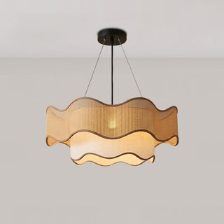 Kallia Rattan Chandelier