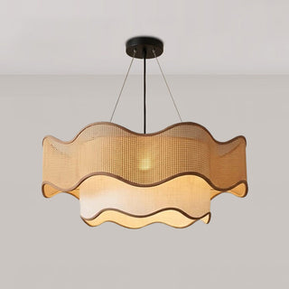 Kallia Rattan Chandelier